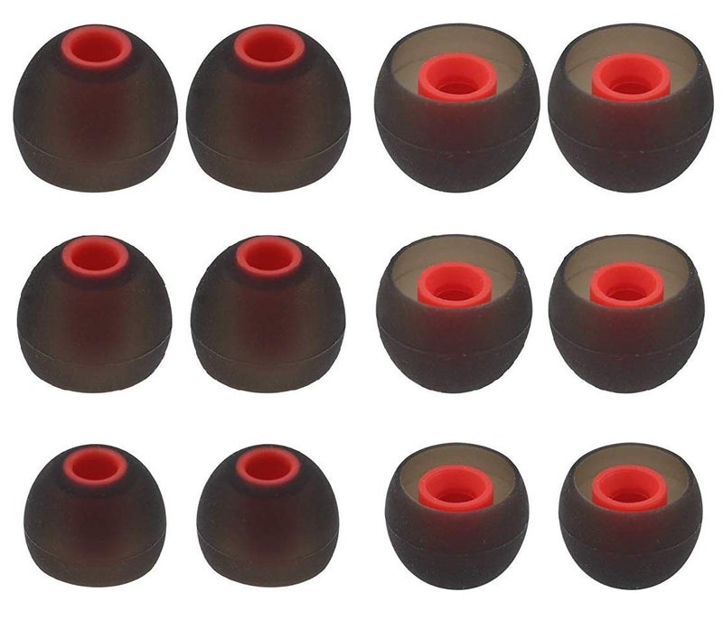 BLLQ Replacement Ear Tips Earbuds Silicone Buds for Senso, Otium, Hussar Bluetooth Headphones, 6 Pairs,S/M/L - Image 4